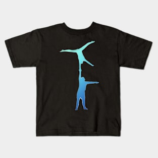 Mixed pair doing one arm Kids T-Shirt